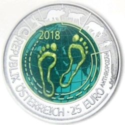 Austria 2018 25 euro Niob