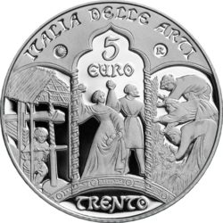 Italy 2017 5 euro Trento