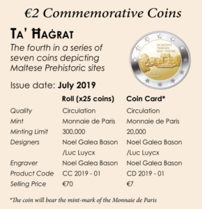 План выпуска монет Мальты на 2019 год