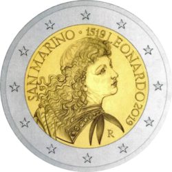 2 euro San Marino 2019 Leonardo