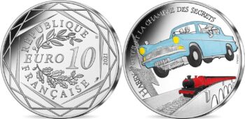France 2021. 10 euro. 04. Harry Potter And The Chamber Of Secrets