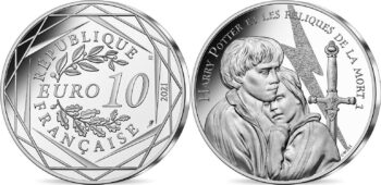 France 2021. 10 euro. 15. Harry Potter And The Deathly Hallows I