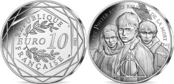 France 2021. 10 euro. 17. Harry Potter And The Deathly Hallows II