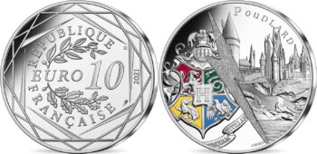 France 2021. 10 euro. 18. Hogwarts