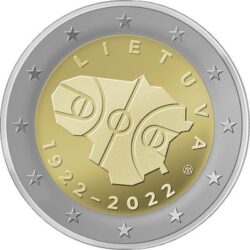 2 euro Lietuva 2022 Basketball