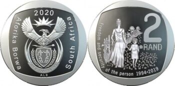 South Africa 2020 2 rand