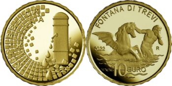 Italy 2022. 10 euro. Fontana di Trevi