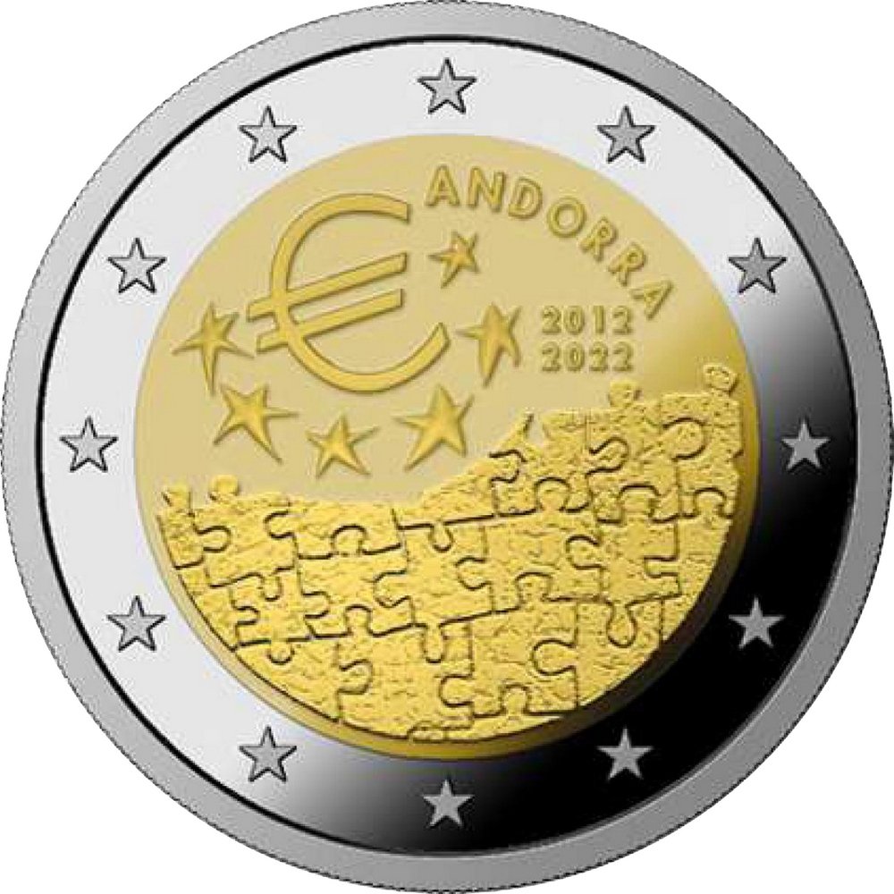 2 евро юбилейные 2022 план выпуска