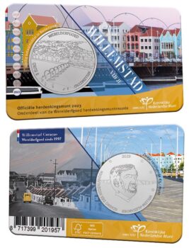 Netherland 2023. 5 euro. Willemstad. coincard UNC