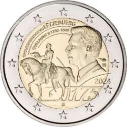 2 euro Luxembourg 2024 Guillaume II