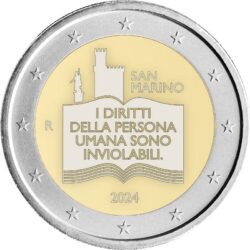 2 euro San Marino 2024 Diritti