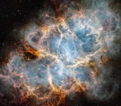 Crab Nebula. Webb NIRCam and MIRI Image