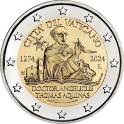 2 euro Vatican 2024 Aquinas