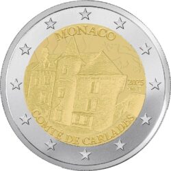2 euro Monaco 2025 Carlades 2 euro Monaco 2025 Carlades