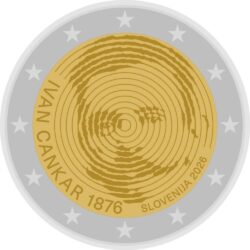 2 euro Slovenia 2026 Cankar