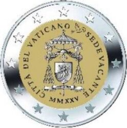 2 euro Vatican 2025 Sede vacante 2 euro Vatican 2025 Sede vacante