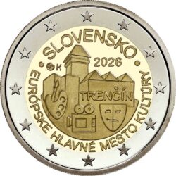 2 euro Slovakia 2026 Trencin