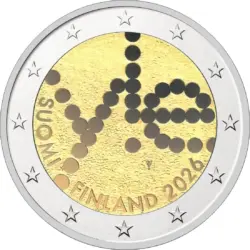 Finland 2 euro 2026 Yle