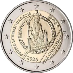 2 euro Luxembourg 2026 awarding