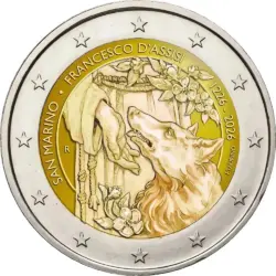 2 euro San Marino 2026. Francesco