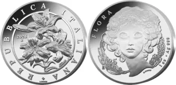 Italy 2026. 0.25 euro. Flora