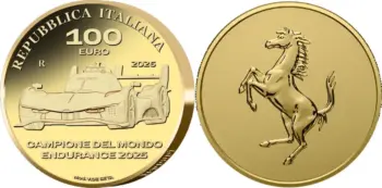 Italy 2026. 100 euro. Ferrari