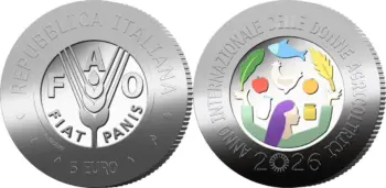 Italy 2026. 5 euro. FAO