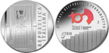 Italy 2026. 5 euro. ISTAT