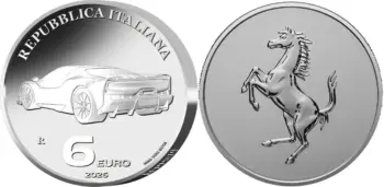 Italy 2026. 6 euro. Ferrari 296 Speciale