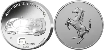 Italy 2026. 6 euro. Ferrari F80
