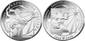 Italy 2026. 6 euro. voting