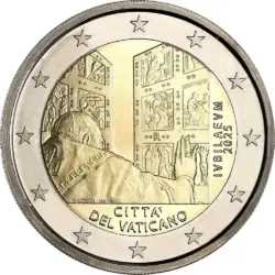 2 euro Vatican 2025. Iubilaeum