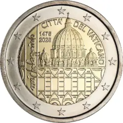2 euro Vatican 2025, Michelangelo