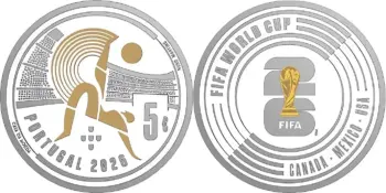 Portugal 2026. 5 euro. FIFA