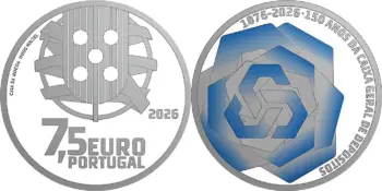 Portugal 2026. 7.5 euro. Depositos