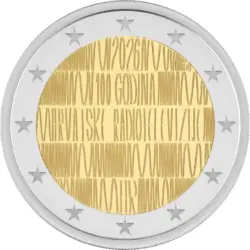 2 euro Criatia 2026 Radio