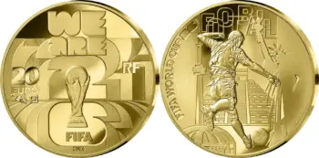 20 евро Франции 2026. FIFA France 2026. 20 euro. FIFA