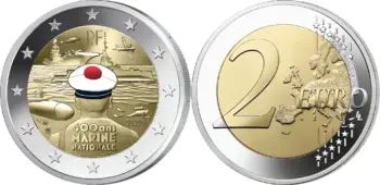 2 euro France 2026. Marine Nationale. Proof