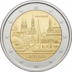 2 euro Litva 2026 Kaunas
