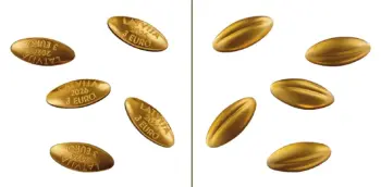 3 евро Латвии 2026. Золотые семена Latvia 2026 3 euro Golden Seeds