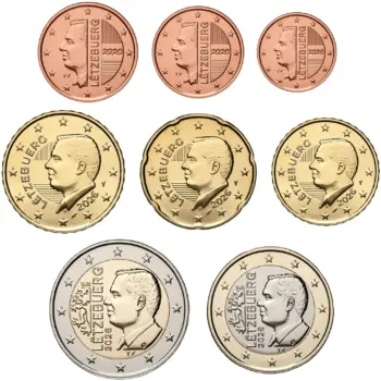 Монеты регулярного выпуска образца 2026 г. Luxembourg euro circulation coins