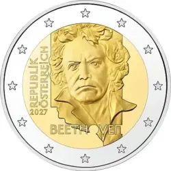 2 euro Austria 2027 Beethoven