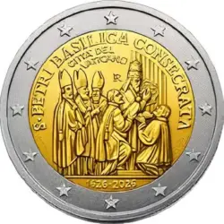 2 euro Vatican 2026 Basilica Sancti Petri