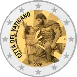 2 euro Vatican 2026 Leo XIV