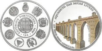 Portugal 2026. 7.5 euro. Aqueduct. Ag 925